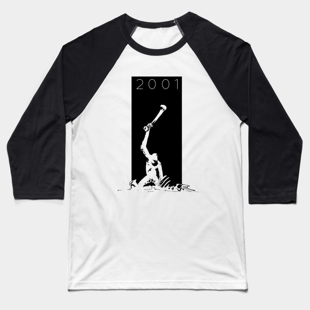 2001 - Minimalist Baseball T-Shirt by TheAnchovyman